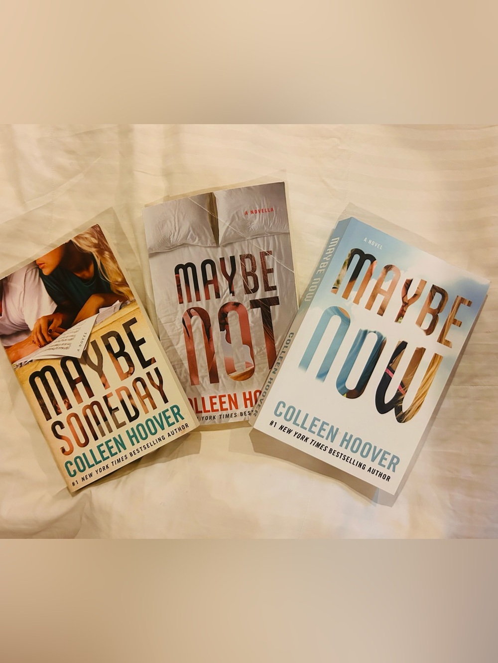 Maybe Someday Series 3 Paperback books by Colleen Hoover Contemporary Romance